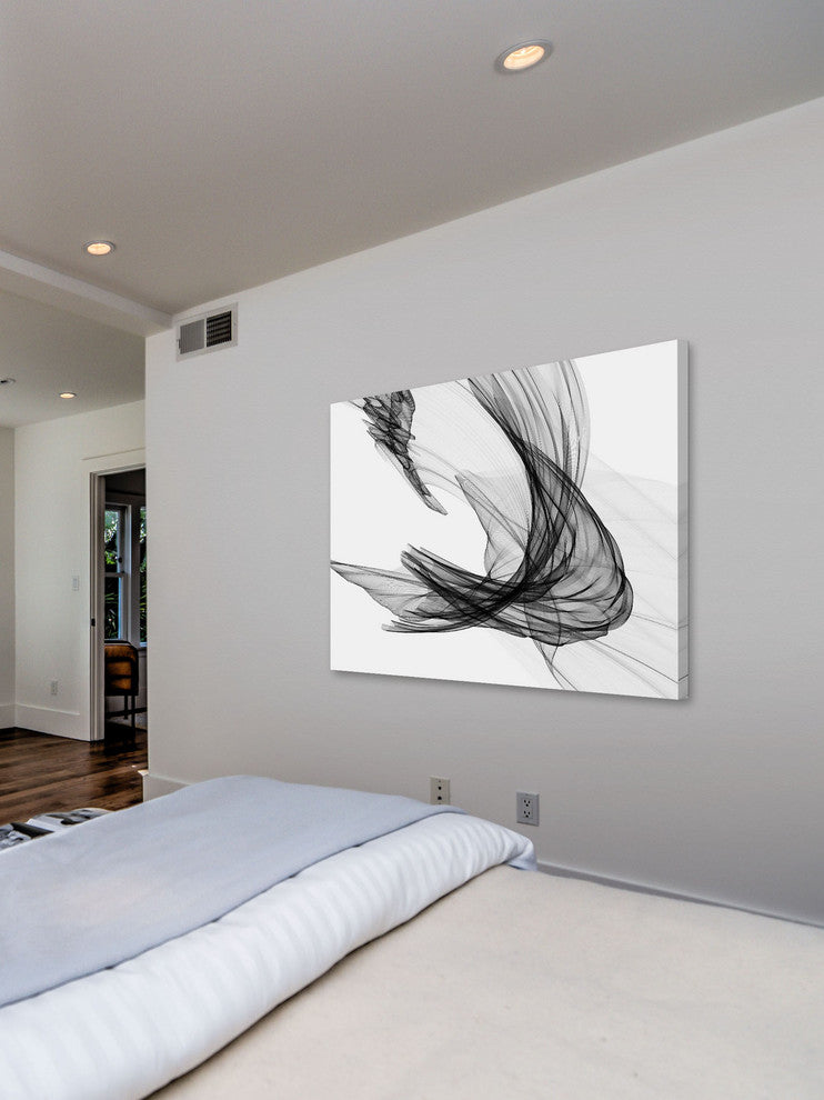 "Abstract Black and White 20-29-04" Print on Canvas by Irena Orlov