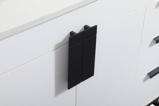 Home Living 22" Modern White-Light Bathroom Vanity