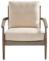 Cyan Astoria Chair 10229 - Weathered Oak and Tan