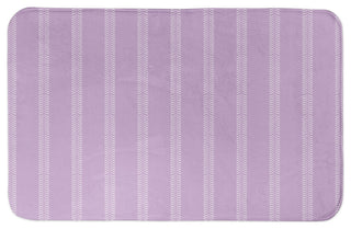 Purple Lines 21x34 Bath Mat
