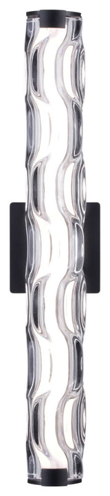 Vaxcel Lighting W0359 Marseille 1 Light 24"W LED Bath Bar - - Matte Black