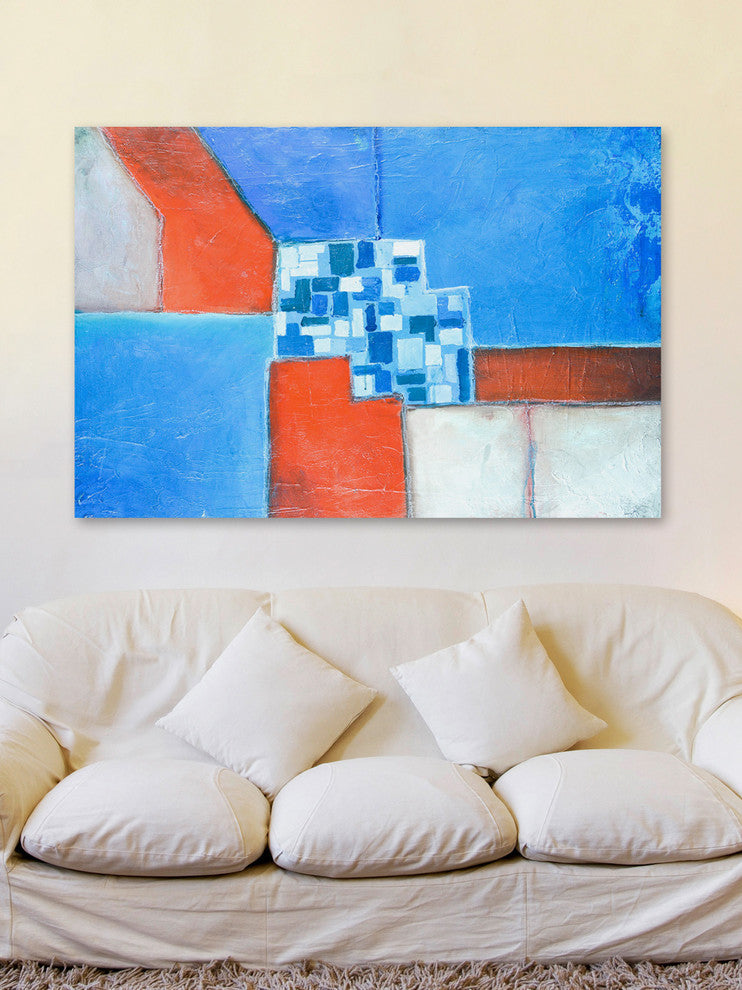 "In the Middle" Painting Print on Wrapped Canvas, 45"x30"