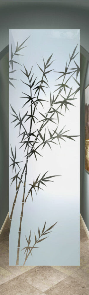 Interior Prehung Door or Interior Slab Door - Bamboo Forest - Primed - 30" x...