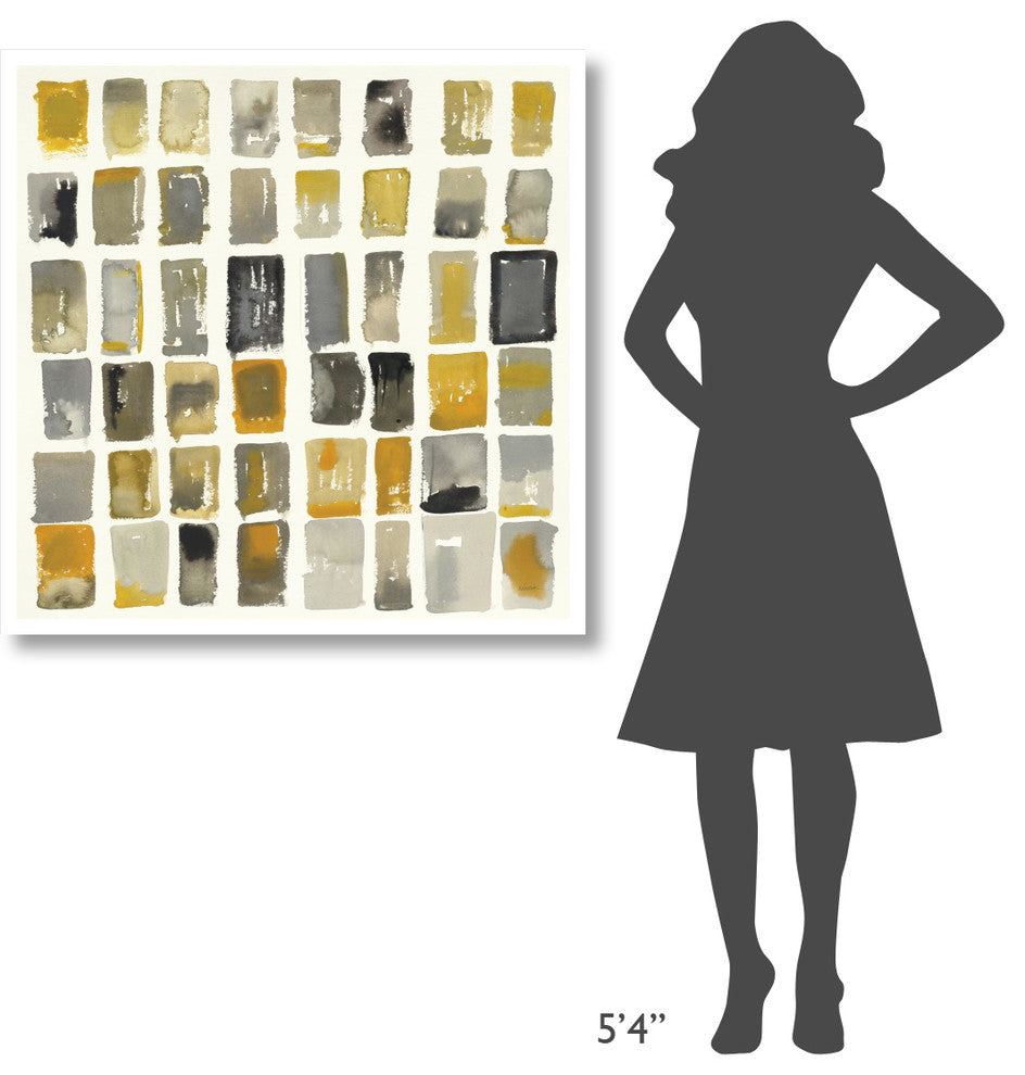 "City Windows II" Digital Paper Print by Shirley Novak, 38"x38"