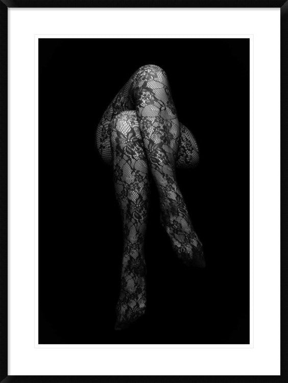 "Stockings" Framed Digital Print by Nandor Laszlo, 28"x38"
