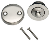 Design House 522334 Lift and Turn Bathtub Drain Trim - Satin Nickel