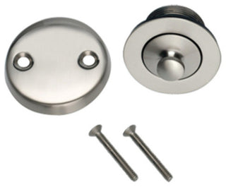 Design House 522334 Lift and Turn Bathtub Drain Trim - Satin Nickel