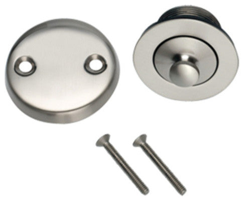 Design House 522334 Lift and Turn Bathtub Drain Trim - Satin Nickel
