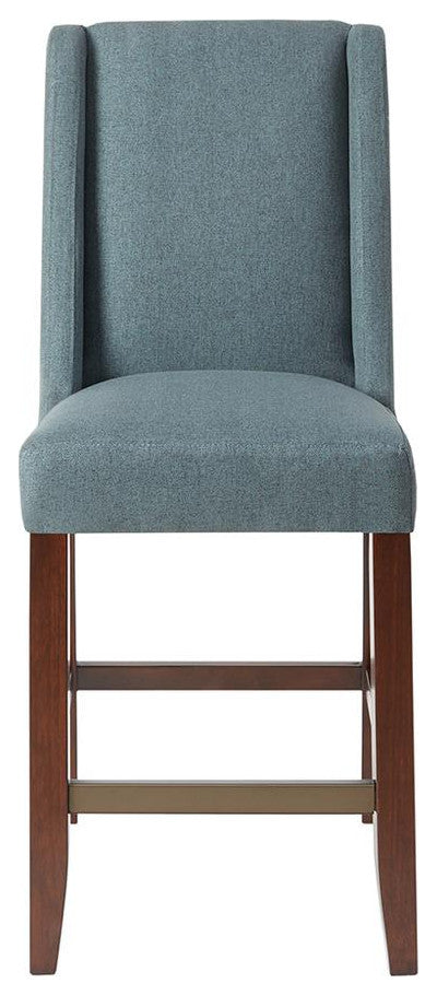 Madison Park Brody Dining Chairs Counter Stools, Blue, Counter Stool