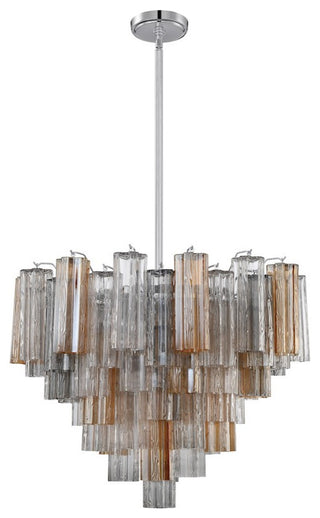CRYSTORAMA Addis 12 Light Polished Chrome Chandelier