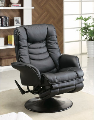 Opulently Functional Glider Chair, Black