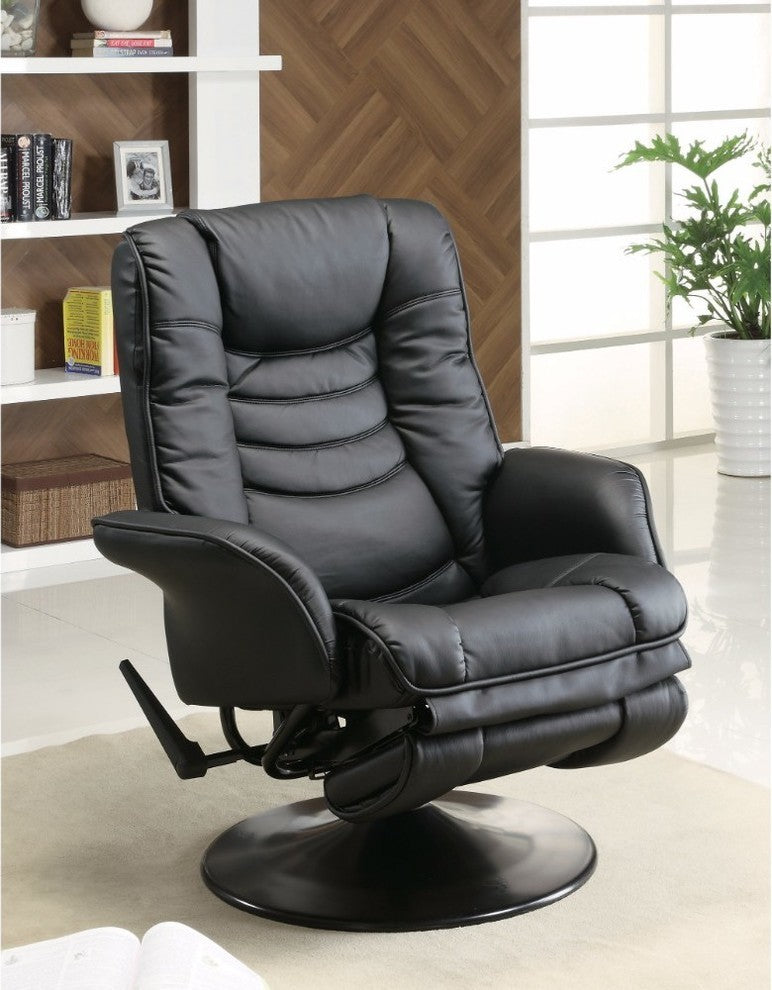Opulently Functional Glider Chair, Black