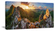 Panorama Mountains Slovakia, Landscape Canvas Art Print, 60"x28"