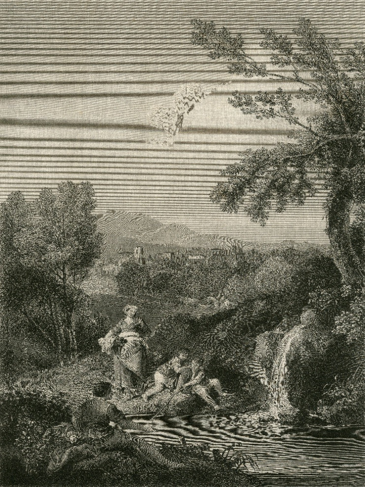 "The Spring Head" Fine Art Giant Canvas Print, 54"x72"