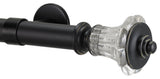Joffre Non-Telescoping Curtain Rod, Distressed Wood, 72''