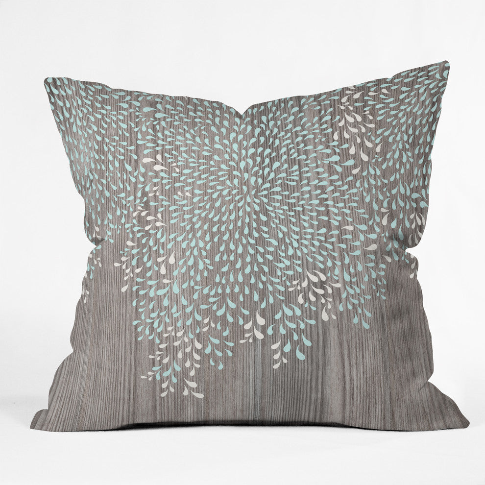 Deny Designs Iveta Abolina Coastal Raindrops Outdoor Throw Pillow