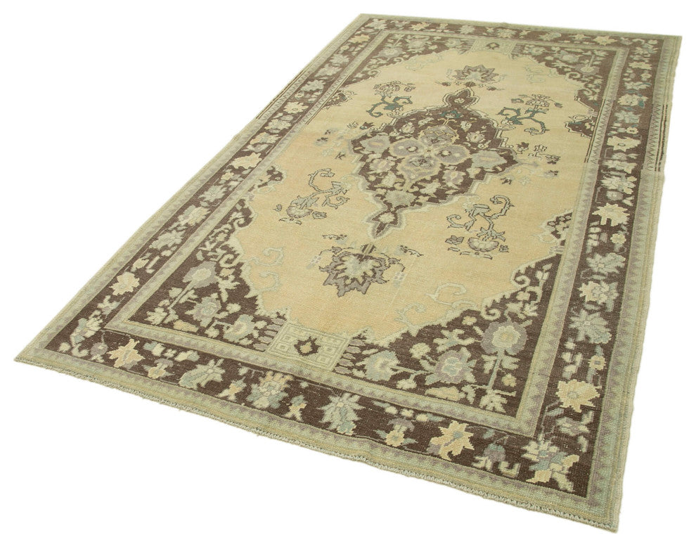 Rug N Carpet - Hand-knotted Anatolian 5' 1'' x 8' 9'' Vintage Wool Rug