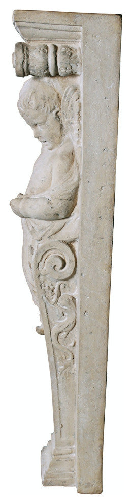 Left Fontainebleau Cherub Pilaster