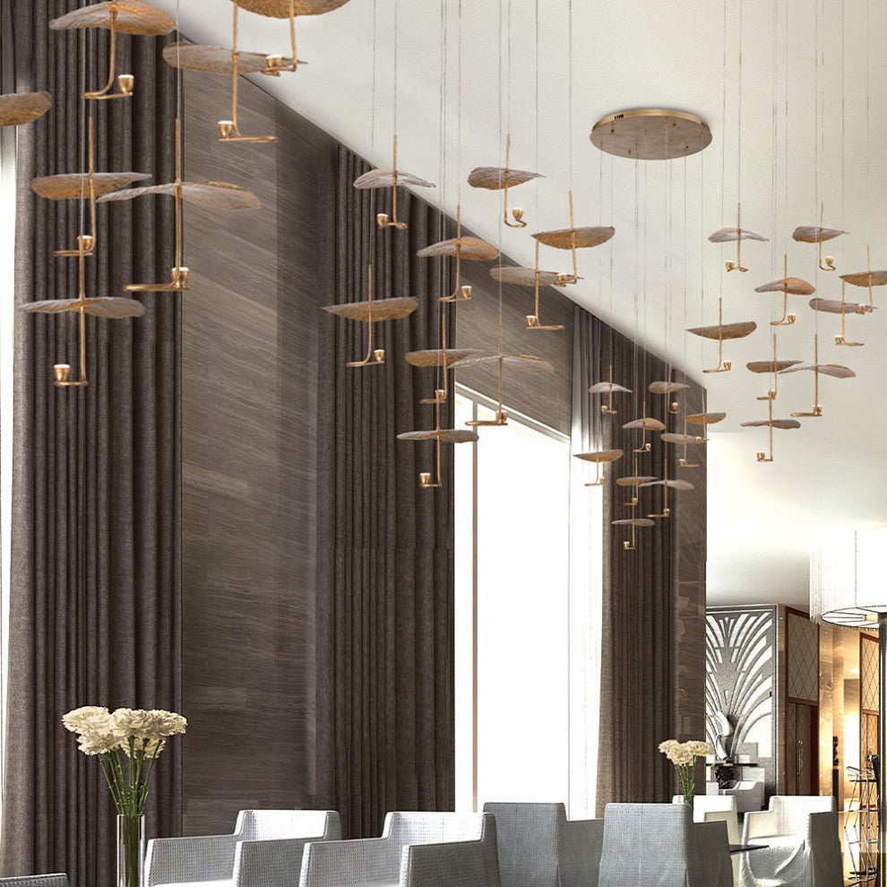 Lagatto 16-Light Chandelier, Bronze