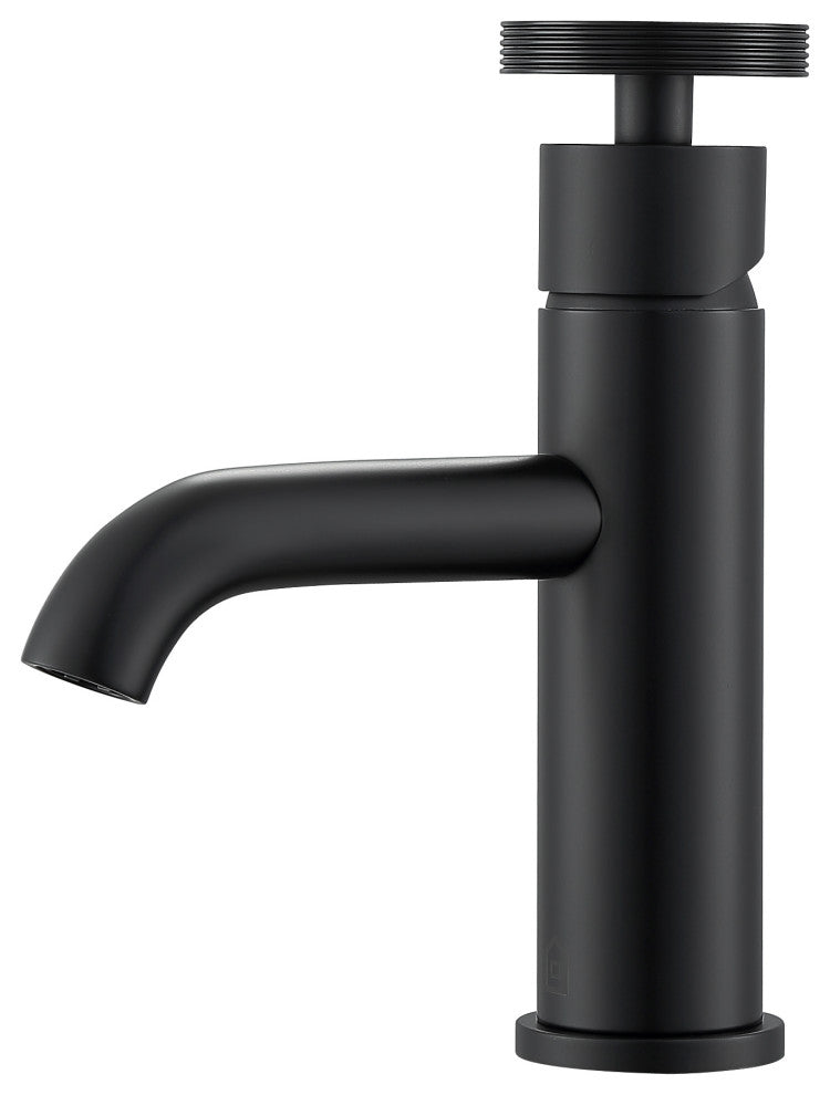 Nova Series Single Lever Bathroom Faucet, Matte Black