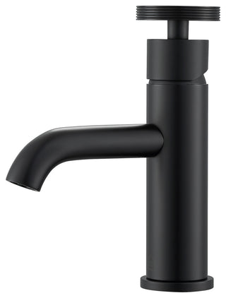 Nova Series Single Lever Bathroom Faucet, Matte Black