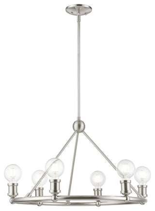Lansdale 6 Light Brushed Nickel Chandelier