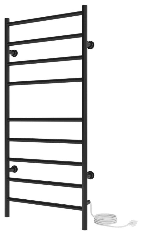 ICO Bath Linear Plug-In Electric Towel Warmer - Round Bar