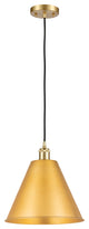 Ballston Cone Mini Pendant, Satin Gold, LED