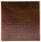 Premier Copper Products T6DBH 6" x 6" Hammered Copper Tile