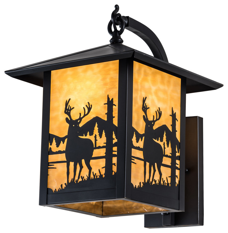 12 Wide Seneca Deer Creek Hanging Wall Sconce