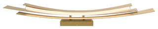 Candora Integrated LED Vanity Light, Brass, 24 Inches