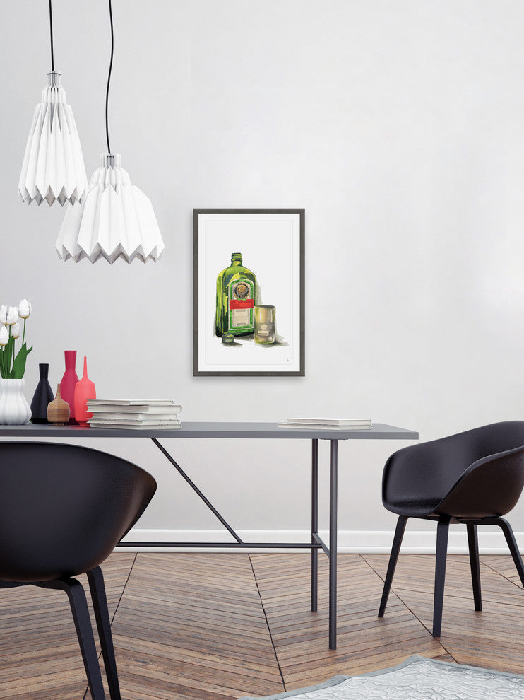 "J germeister" Framed Painting Print, 24"x36"