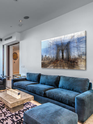 "Brooklyn Bridge" Painting Print on Canvas