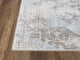 Abani Urbana URB130A Bohemian Distressed Silver and Light Blue Area Rug