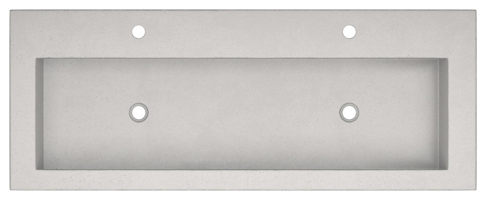 Trough 4819 Bathroom Sink, Ash, Single Faucet Cutout