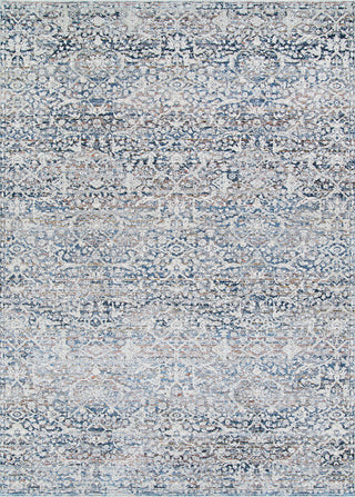 Couristan Luxor Ludvig Antique Beige/Ocean Area Rug, 3'9"x5'4"
