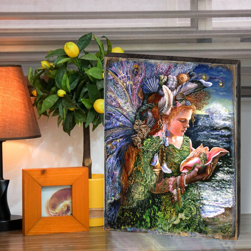 Beachcomber Fairy Wall and Table Top Wooden Decor, 48x36