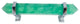 Green Fluorite Cabinet Knob 6" Closet Knob , Chrome