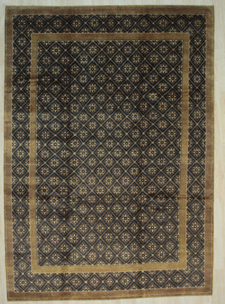 Brown Transitional All Over Ningxia Area Rug