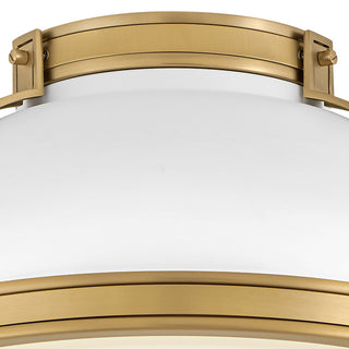 Hinkley Barton Medium Flush Mount, Matte White