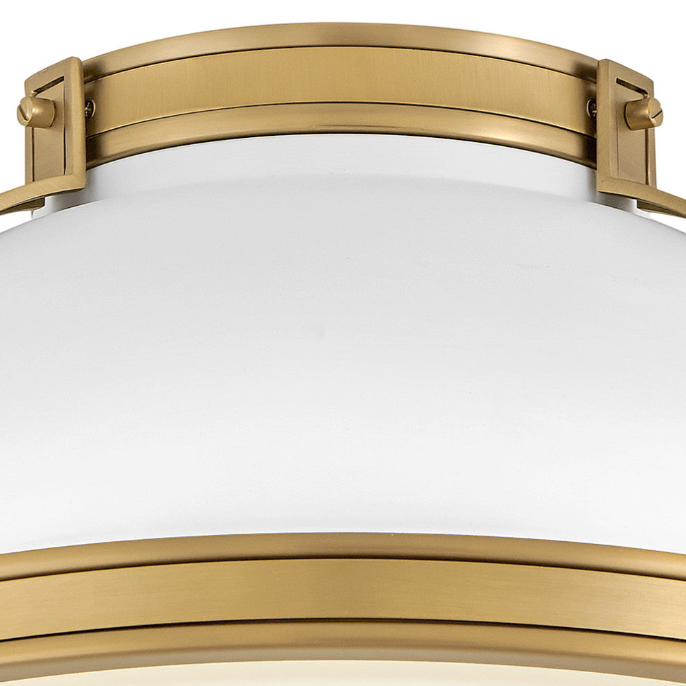 Hinkley Barton Medium Flush Mount, Matte White