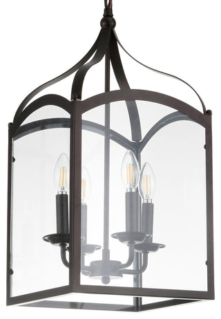 Ruth 4-light Lantern Metal LED Pendant, Oil Rubbed Bronze, 11"