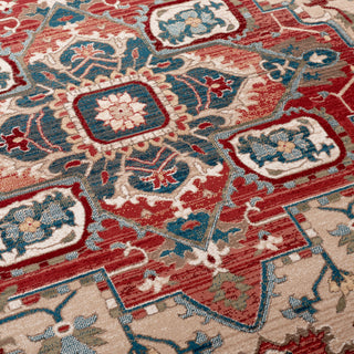 Safavieh Lauren Ralph Lauren Collection LRL1298 Rug, Red/Beige, 2'2"x12'