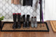 46.5"x14"x1.5" Rubber Boot Tray With Diamond Coir and Rubber Insert