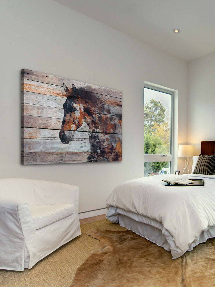 Marmont Hill, "Fire Horse" by Irena Orlov Painting on Wrapped Canvas, 36x24