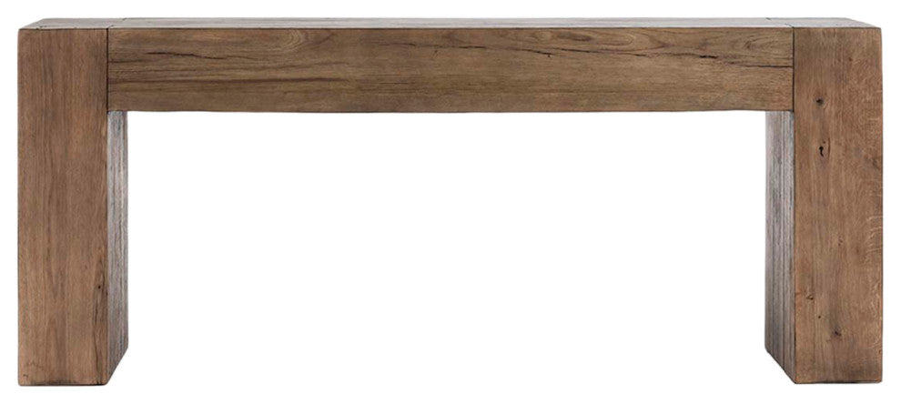 Natural Oak Beam Console Table