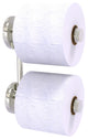 Prestige Skyline 2 Roll Reserve Roll Toilet Paper Holder, Satin Nickel