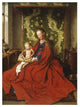 "Madonna & Child" Digital Paper Print by Jan Van Eyck, 18"x24"