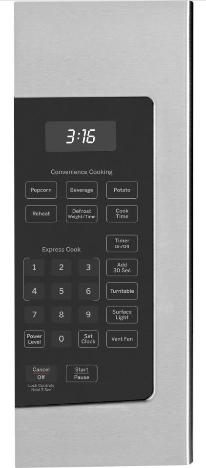 GEÂ® 1.6 Cu. Ft. Over-the-Range Microwave Oven