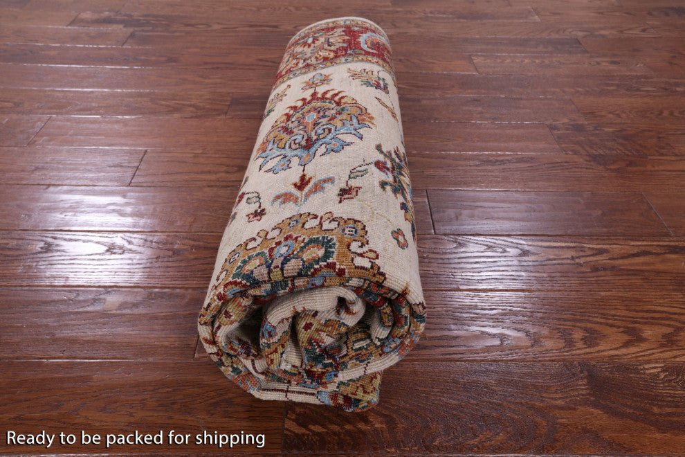5' 9" X 7' 10" Persian Tabriz Handmade Wool Rug Q10010